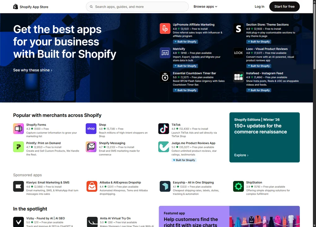 Shopify - Platform overview and development resources